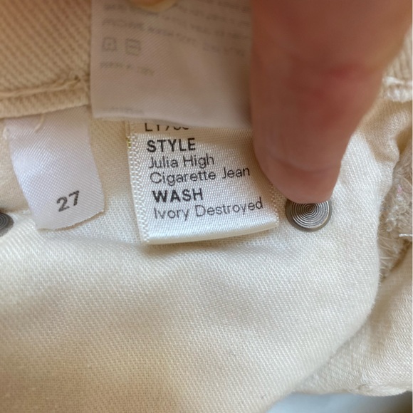 Reformation Julia High Rise Cigarette Jean-27 - Picture 8 of 8